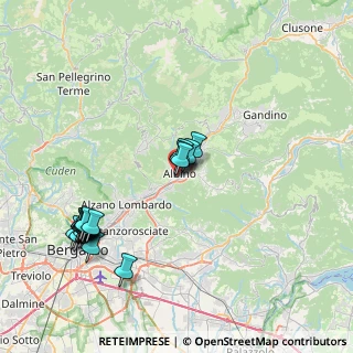 Mappa Via Alessandro Volta, 24021 Albino BG, Italia (8.8615)