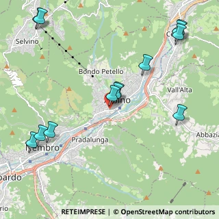 Mappa Via Alessandro Volta, 24021 Albino BG, Italia (2.61769)