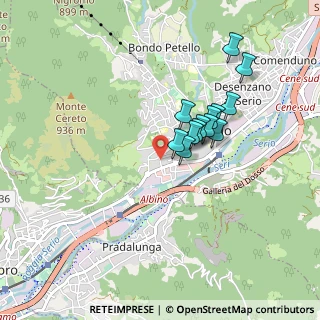Mappa Via Crespi B., 24021 Albino BG, Italia (0.68385)
