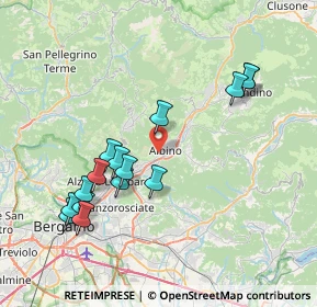 Mappa Via Crespi B., 24021 Albino BG, Italia (7.87467)