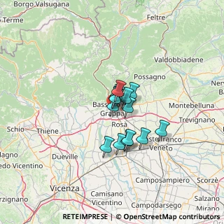 Mappa Via Vittore Carpaccio, 36061 Bassano del Grappa VI, Italia (7.58857)
