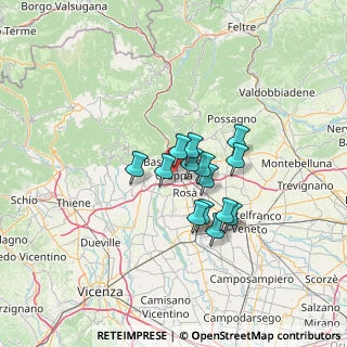 Mappa Via Vittore Carpaccio, 36061 Bassano del Grappa VI, Italia (9.08571)