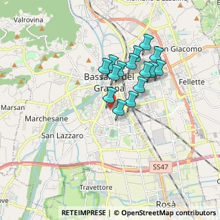 Mappa Via Vittore Carpaccio, 36061 Bassano del Grappa VI, Italia (1.37067)