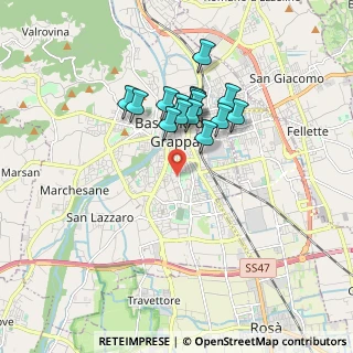Mappa Via Vittore Carpaccio, 36061 Bassano del Grappa VI, Italia (1.40533)