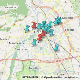 Mappa Via Vittore Carpaccio, 36061 Bassano del Grappa VI, Italia (1.28722)