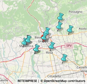 Mappa Via Vittore Carpaccio, 36061 Bassano del Grappa VI, Italia (5.9225)