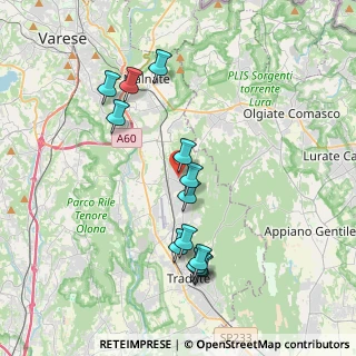 Mappa Via Milite Ignoto, 21040 Venegono Superiore VA, Italia (3.77615)