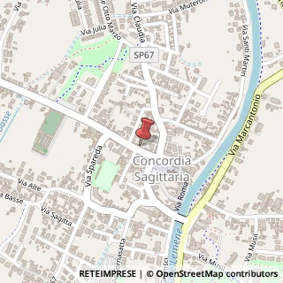 Mappa Via San Pietro, 44, 30023 Concordia Sagittaria, Venezia (Veneto)