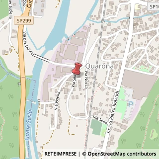 Mappa Via Prof Sella, 2, 13017 Quarona, Vercelli (Piemonte)