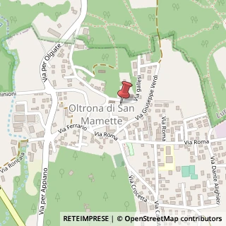 Mappa Oltrona DI Sa, 22070, 22070 Oltrona di San Mamette, Como (Lombardia)