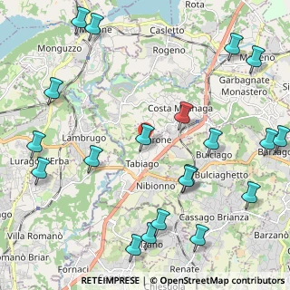 Mappa Via Angelo Conti, 23895 Nibionno LC, Italia (2.841)