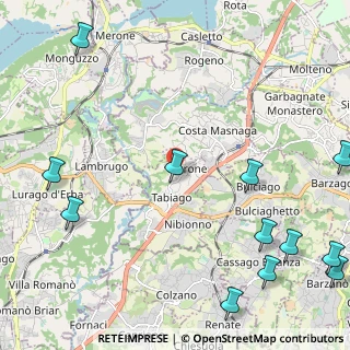 Mappa Via Angelo Conti, 23895 Nibionno LC, Italia (3.21583)