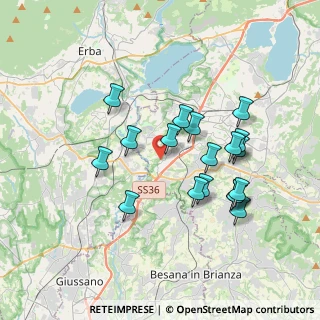 Mappa Via Angelo Conti, 23895 Nibionno LC, Italia (3.37944)