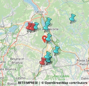 Mappa Piazza Roma, 23881 Airuno LC, Italia (6.2725)