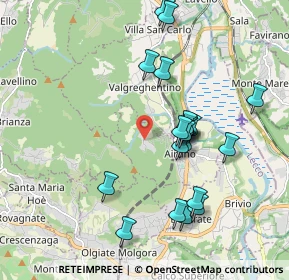 Mappa Piazza Roma, 23881 Airuno LC, Italia (1.8625)