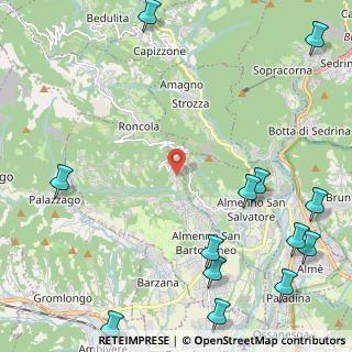 Mappa Via Barlino, 24030 Almenno San Bartolomeo BG, Italia (3.30231)