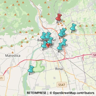 Mappa Via I. Piccini, 36061 Bassano del Grappa VI, Italia (2.71)