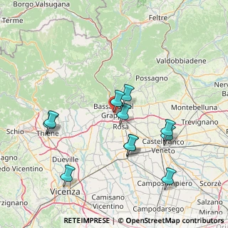 Mappa Via I. Piccini, 36061 Bassano del Grappa VI, Italia (15.06364)