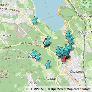 Mappa Via Madonna Di Luzzara, 28024 Gozzano NO, Italia (0.82185)