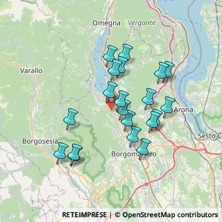 Mappa Via Madonna Di Luzzara, 28024 Gozzano NO, Italia (6.5805)