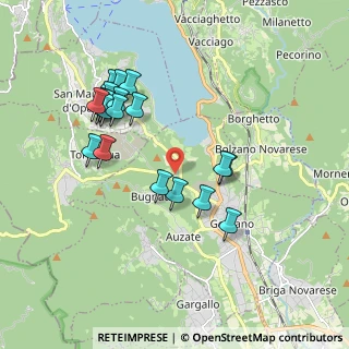 Mappa Via Madonna Di Luzzara, 28024 Gozzano NO, Italia (1.8555)