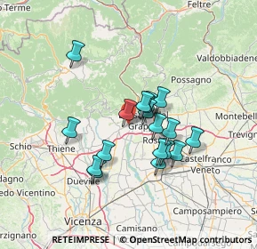 Mappa Via Nonis, 36063 Marostica VI, Italia (10.58833)