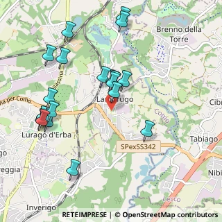 Mappa Via Giuseppe Garibaldi, 22045 Lambrugo CO, Italia (1.0715)