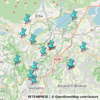 Mappa Via Giuseppe Garibaldi, 22045 Lambrugo CO, Italia (4.75308)