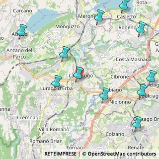 Mappa Via Giuseppe Garibaldi, 22045 Lambrugo CO, Italia (2.82364)