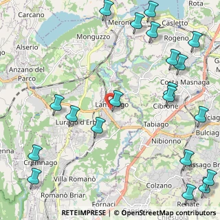 Mappa Via Giuseppe Garibaldi, 22045 Lambrugo CO, Italia (3.115)
