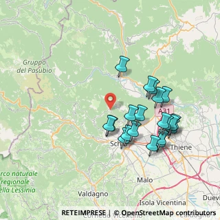 Mappa Contrà Bosco di Tretto, 36015 Schio VI, Italia (7.263)