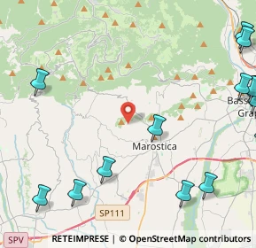 Mappa Via Costalunga, 36063 Marostica VI, Italia (6.8185)