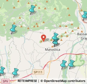 Mappa Via Costalunga, 36063 Marostica VI, Italia (6.09333)