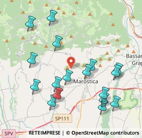 Mappa Via Costalunga, 36063 Marostica VI, Italia (4.34706)