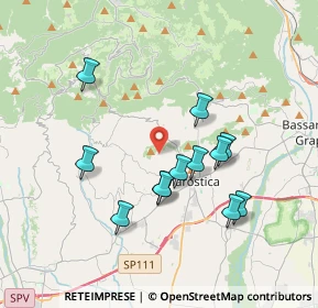 Mappa Via Costalunga, 36063 Marostica VI, Italia (3.33583)