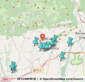 Mappa Via Costalunga, 36063 Marostica VI, Italia (3.57636)