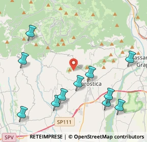 Mappa Via Costalunga, 36063 Marostica VI, Italia (4.91727)