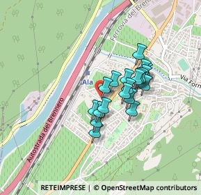 Mappa Viale 4 Novembre, 38061 Ala TN, Italia (0.302)