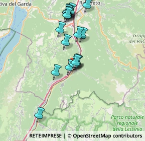 Mappa Viale 4 Novembre, 38061 Ala TN, Italia (7.308)