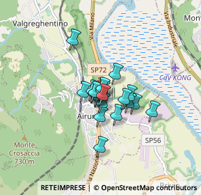 Mappa SP 72, 23881 Airuno LC, Italia (0.4565)