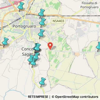 Mappa Via A. De Gasperi, 30026 Portogruaro VE, Italia (2.42308)