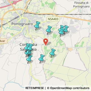 Mappa Via A. De Gasperi, 30026 Portogruaro VE, Italia (1.7725)