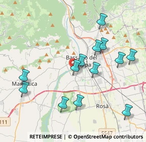 Mappa Via Primo Visentin, 36061 Bassano del Grappa VI, Italia (4.1)