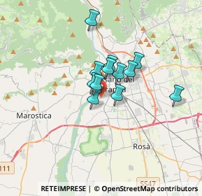 Mappa Via Primo Visentin, 36061 Bassano del Grappa VI, Italia (2.13)