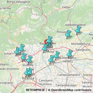 Mappa Via Primo Visentin, 36061 Bassano del Grappa VI, Italia (16.41143)