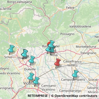 Mappa Via Primo Visentin, 36061 Bassano del Grappa VI, Italia (16.94)