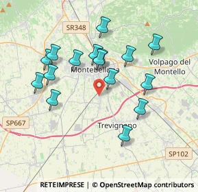 Mappa Via San Gaetano, 31044 Montebelluna TV, Italia (3.50875)