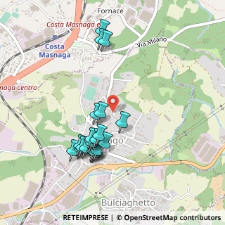 Mappa Via Belvedere, 23892 Bulciago LC, Italia (0.468)