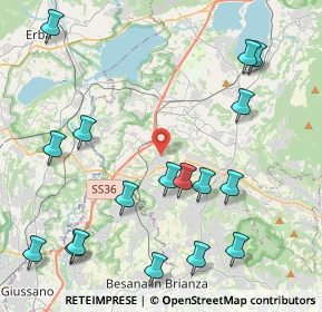 Mappa Via Belvedere, 23892 Bulciago LC, Italia (5.12706)