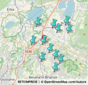 Mappa Via Belvedere, 23892 Bulciago LC, Italia (3.30917)